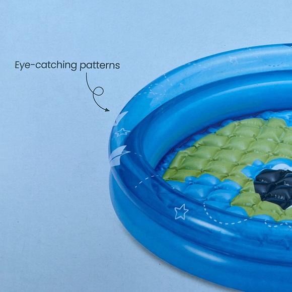 NEW Kiddie Inflatable Pool- "Around the Globe"for ages 2+ by Funsicle - Picture 5 of 12